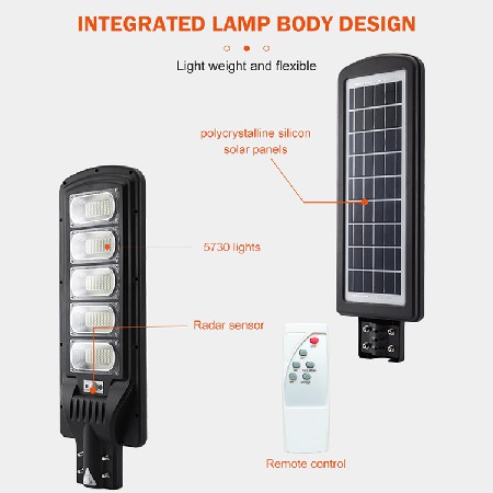 YX-A series ABS all in one  solar street light