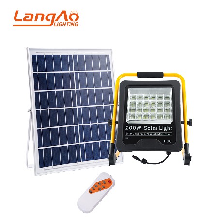 LK Series solar floodlight with bracket