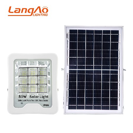 LK series solar flood light-WHITE SHELL